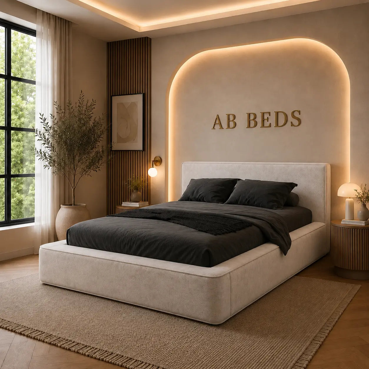 Monarchia Ambassador Bed – Lavish Contemporary Bedroom Feature | ADBEDS (ABD) #10